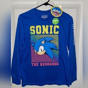 Boys sonic the hedgehog shirt